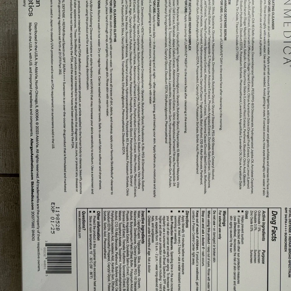 NEW Sealed daily skincare regimen mini’s - Picture 2 of 3